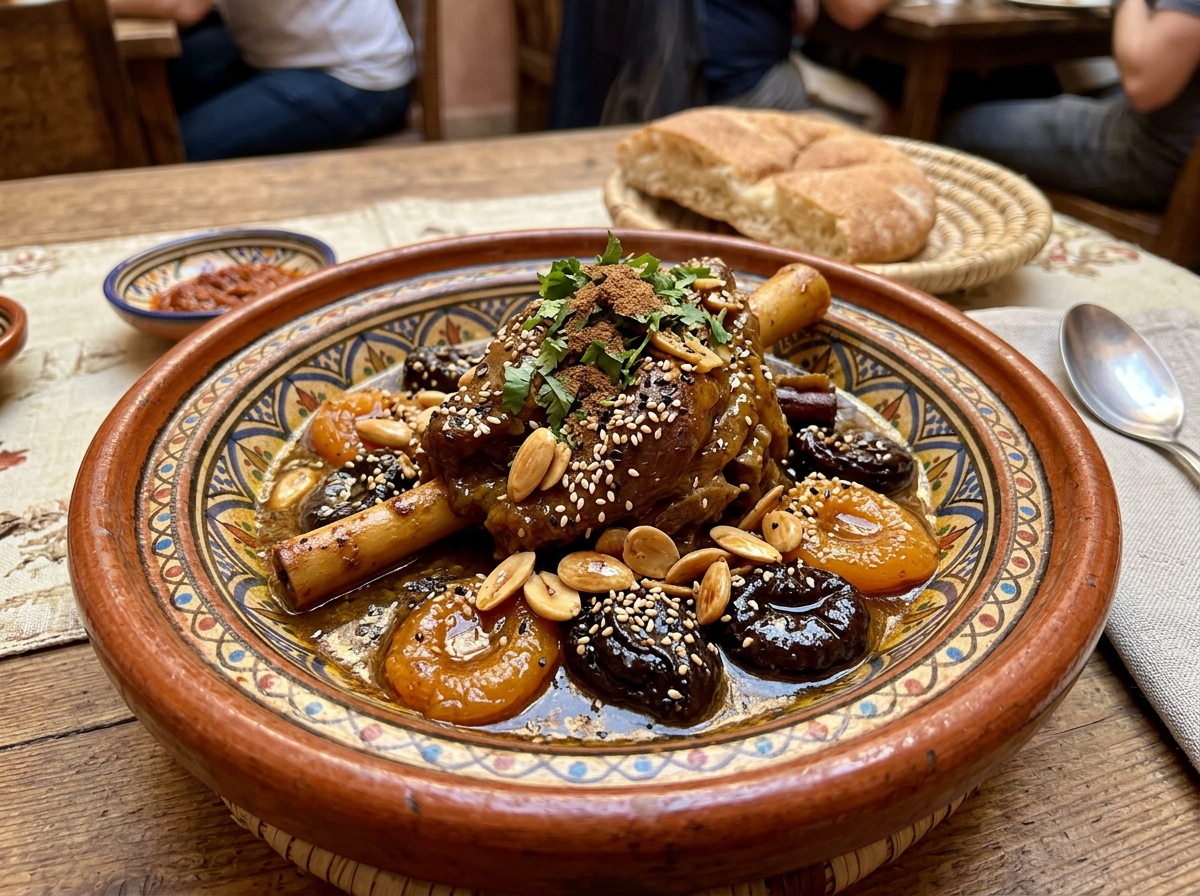 Tajine traditionnel marocain